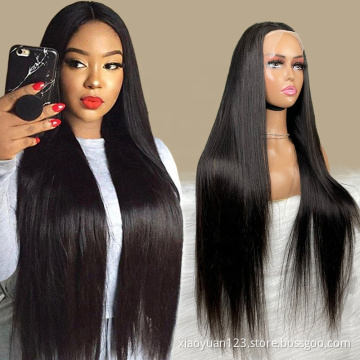 Mayqueen Unprocessed Straight Raw Virgin Mink Brazilian Hair Lace Front Wig Pre-Plucked hdFull Lace Human Hair Wig for Wholesale